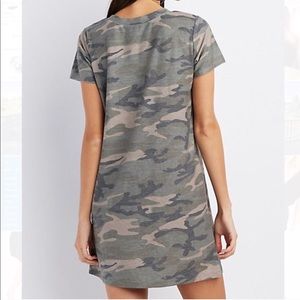 NWOT Camo T-Shirt Dress